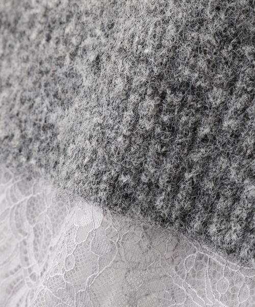 EDIT COLOGNE（エディットコロン） ワンピース 「E」レースレイヤード