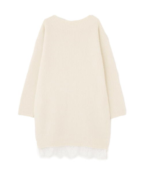 EDIT COLOGNE（エディットコロン） ワンピース 「E」レースレイヤード