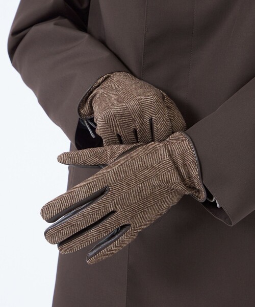 未使用級　MACKINTOSH philosophy スマホ操作可能　レザー手袋 MACKINTOSH PHILOSOPHY（マッキントッシュフィロソフィー） 手袋