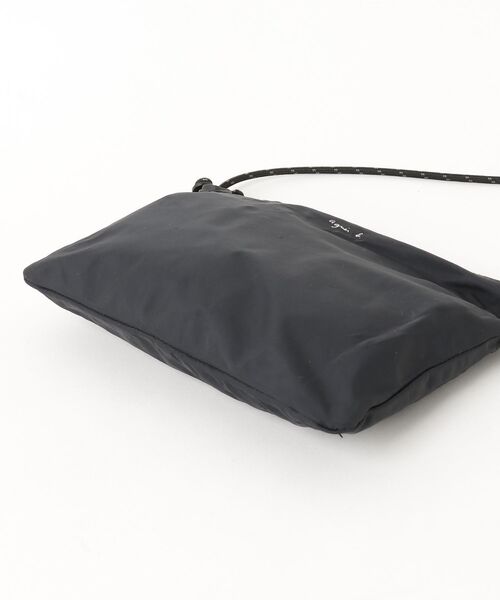 agnès b. ブラックショルダーバッグ　新品未使用 agnes b.（アニエスベー） ショルダーバッグ FREE ブラック メンズ