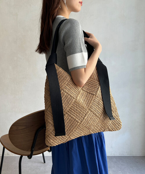 「Chez toi」 トートバッグ FREE ライトベージュ レディース_画像2