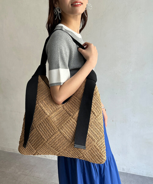 「Chez toi」 トートバッグ FREE ライトベージュ レディース_画像3