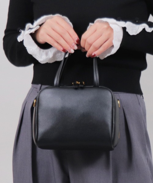 LILY jirosso ボストンバッグ レディース 本革 日本製 ブラック 447本革LHボストンバッグ｜A4対応×軽量0.75kg｜即納・返品無料