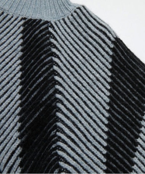 「FreeZone」 ニットカーディガン FREE ブラック メンズ_画像6