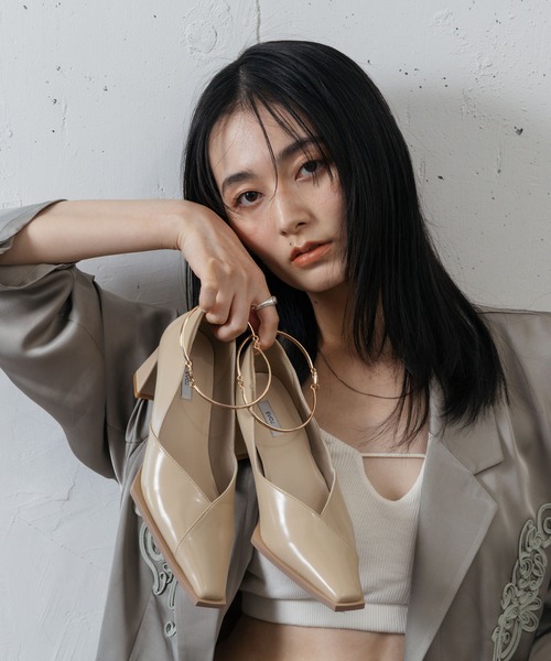 EVOL（イーボル） パンプス 「美脚効果・クッション入り」Vカット