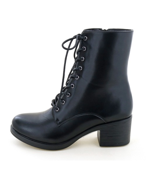 「byあしながおじさん」 ショートブーツ 24.0cm グレイッシュベージュ レディース_画像8