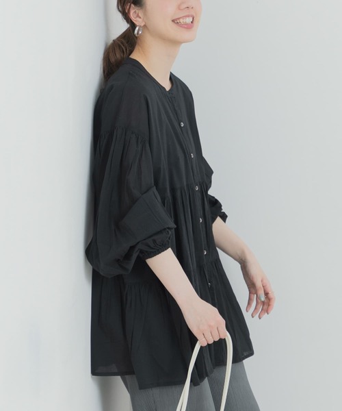 「URBAN RESEARCH Sonny Label」 長袖ブラウス FREE ブルー系その他 レディース_画像6