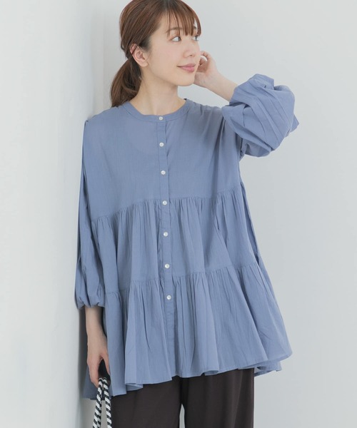 「URBAN RESEARCH Sonny Label」 長袖ブラウス FREE ブルー系その他 レディース_画像8