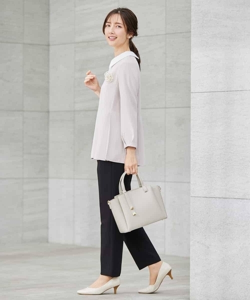 a.v.v（アー・ヴェ・ヴェ） パンツ 「洗える/ストレッチ/セットアップ