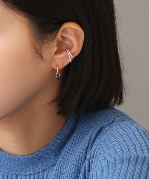 Lilas イヤリング ピアリング K10（両耳） レディース : ZOZOTOWN