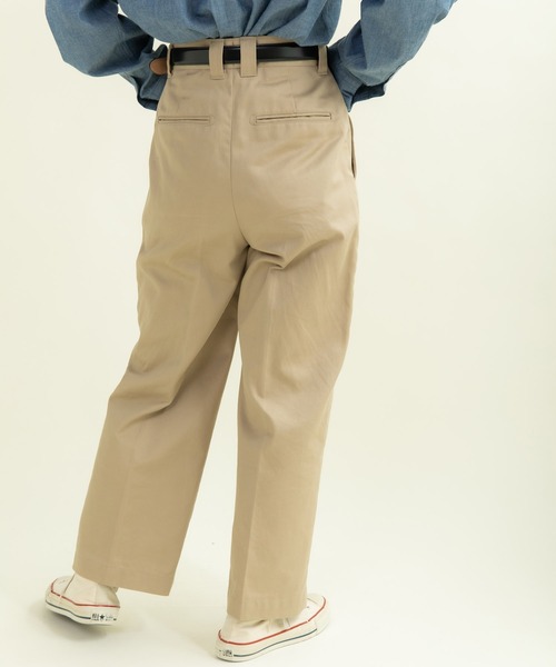 My Fav. CHILD WOMAN チノパン ヴィンテージチノクロス センタープレス