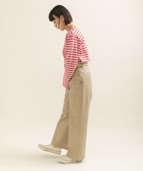 My Fav. CHILD WOMAN チノパン ヴィンテージチノクロス センタープレス
