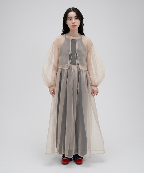 「PERNA」 コンビワンピース FREE ブラック レディース_画像2