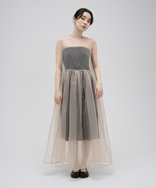 「PERNA」 コンビワンピース FREE ブラック レディース_画像8