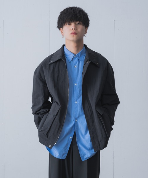 「INTER FACTORY」 ブルゾン 1 ブラック メンズ_画像2