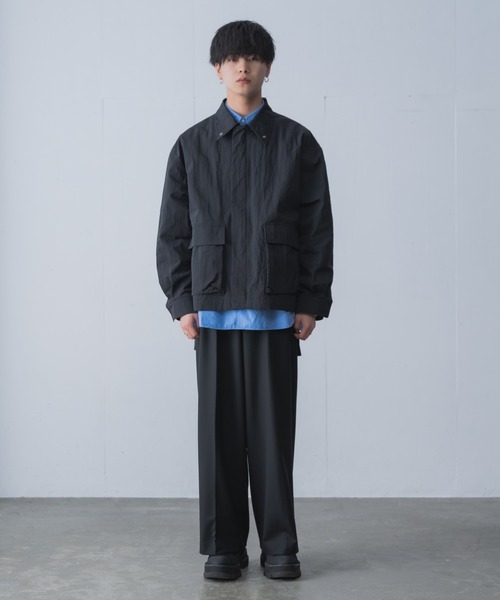 「INTER FACTORY」 ブルゾン 1 ブラック メンズ_画像3