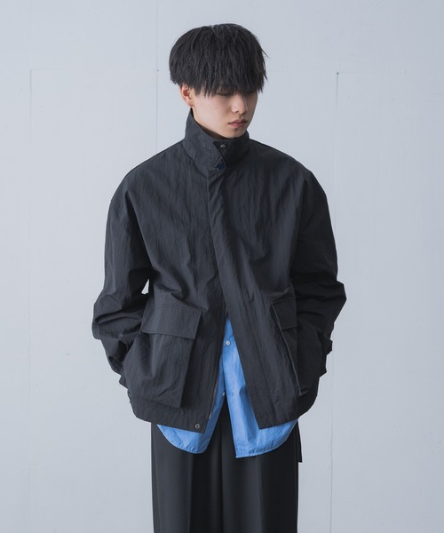 「INTER FACTORY」 ブルゾン 1 ブラック メンズ_画像4