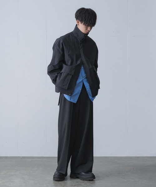 「INTER FACTORY」 ブルゾン 1 ブラック メンズ_画像5