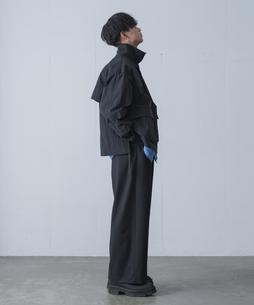 「INTER FACTORY」 ブルゾン 1 ブラック メンズ_画像6
