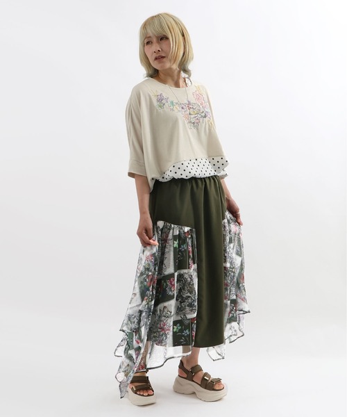 「iS ScoLar」 ロングスカート M ブラック レディース_画像5