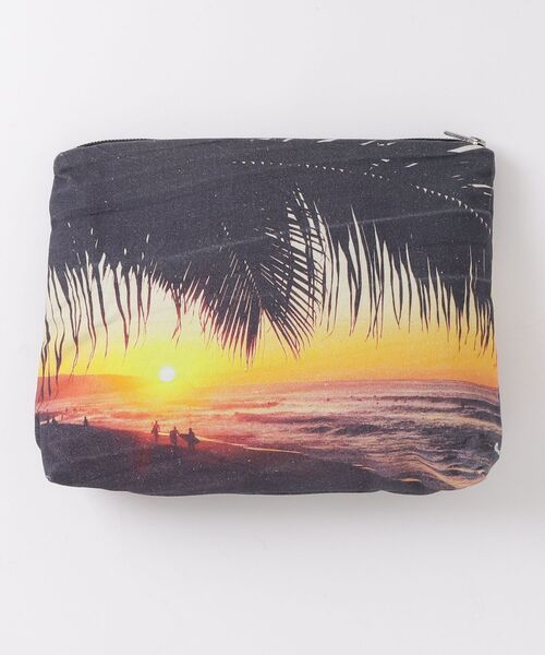 「Samudra」 クラッチバッグ - ネイビー レディース_画像2