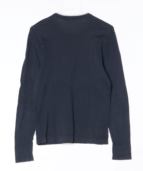 「JAMES PERSE」 長袖Tシャツ 0 ネイビー メンズ_画像2