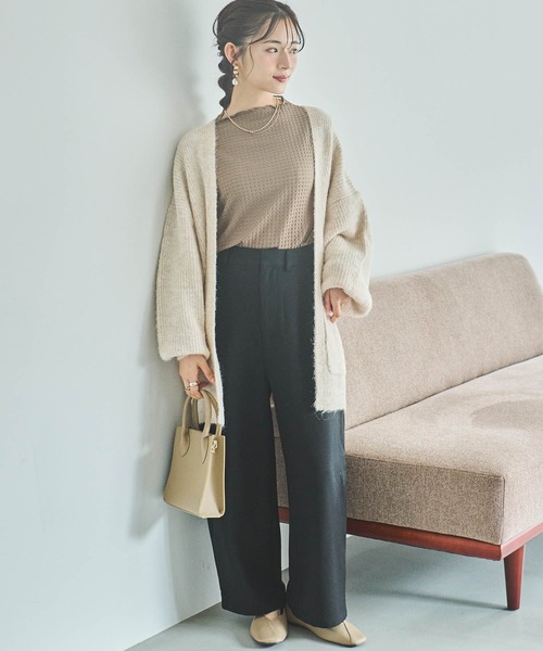 「mil」 パンツ - ベージュ レディース_画像3