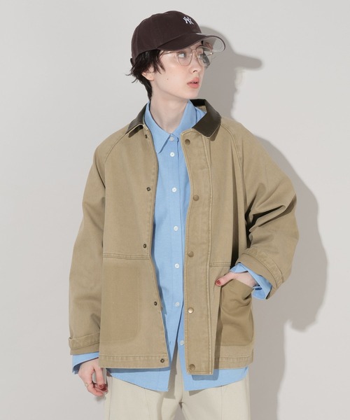 George's カバーオール レザーカラージャケット レディース : ZOZOTOWN