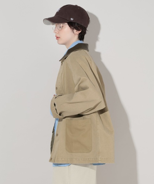 George's カバーオール レザーカラージャケット レディース : ZOZOTOWN