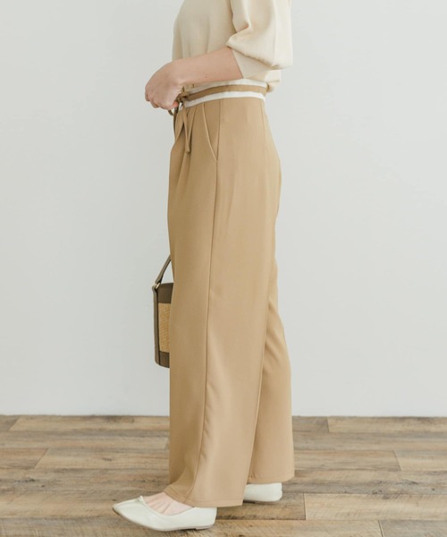 「ITEMS URBANRESEARCH」 パンツ FREE ブラック レディース_画像8