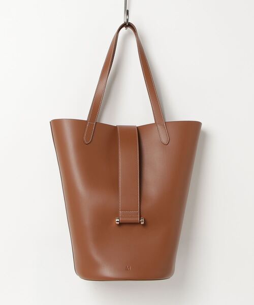 ＆MyuQ ブラウンレザートートバッグ ＆MyuQ（アンドミューク） トートバッグ FREE ブラウン レディース