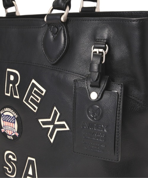 トートバッグ VARSITY LEATHER 2WAY TOTE BAG / AVX5627 レディース メンズの画像