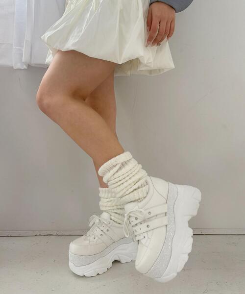 ESPERANZA（エスペランサ） スニーカー ラインストーンスタッズ厚底