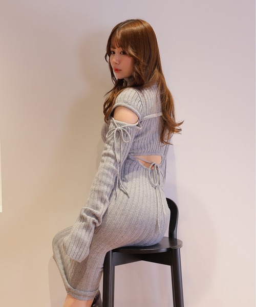 M DOLLY ワンピース *M DOLLY original* cut nina knit long dress