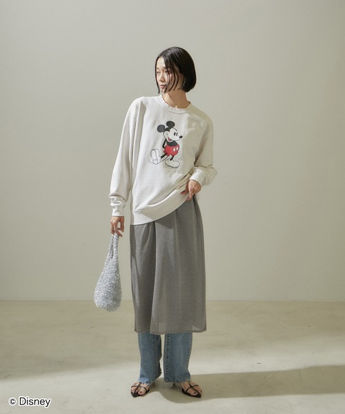 「GOOD ROCK SPEED」 スウェットカットソー FREE オフホワイト レディース_画像7