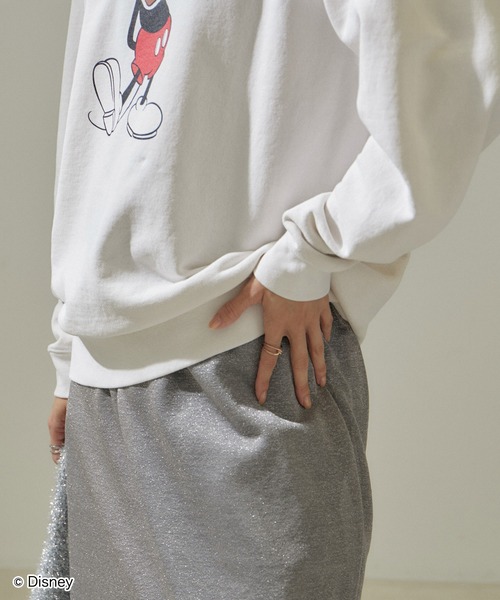 「GOOD ROCK SPEED」 スウェットカットソー FREE オフホワイト レディース_画像9