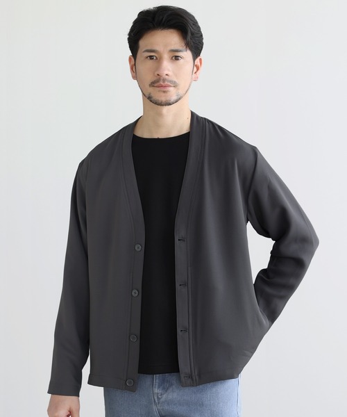 SPU（スプ） カーディガン 「防シワ、抗ピリング、接触冷感