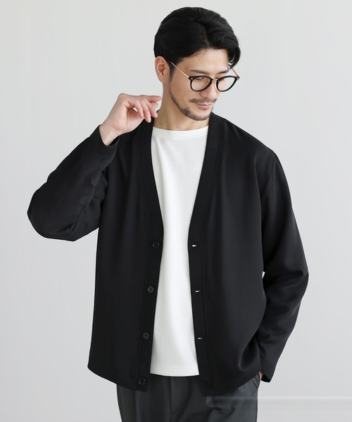 SPU（スプ） カーディガン 「防シワ、抗ピリング、接触冷感