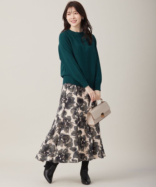 「ANY SIS」 フレアスカート 2 ベージュ レディース_画像9