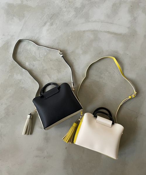 「AIC.」 2WAYバッグ FREE オフホワイト レディース_画像6