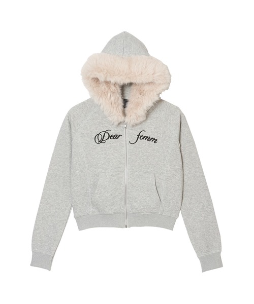 「FCMM」 ジップアップパーカー SMALL ベージュ レディース_画像2