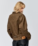 ブルゾン アウター FAUX SUEDE TR...の詳細画像5