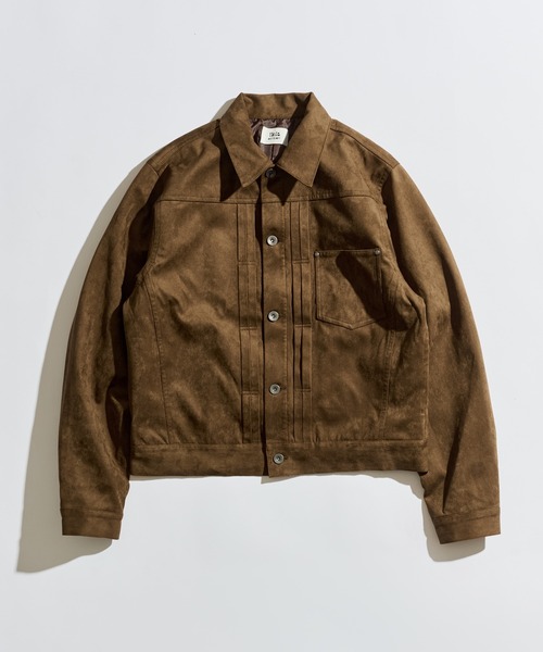 WETTEMPT ブルゾン アウター FAUX SUEDE TRUCKER JACKET / フェイク