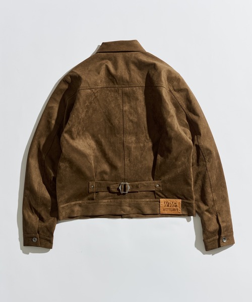 WETTEMPT ブルゾン アウター FAUX SUEDE TRUCKER JACKET / フェイク