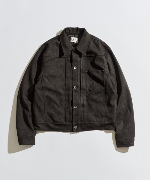 WETTEMPT ブルゾン アウター FAUX SUEDE TRUCKER JACKET / フェイク