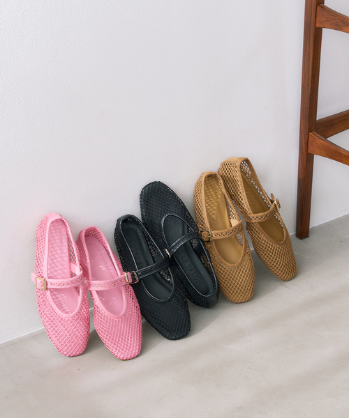 LE TALON（ル タロン） シューズ ネットメリージェーン レディース