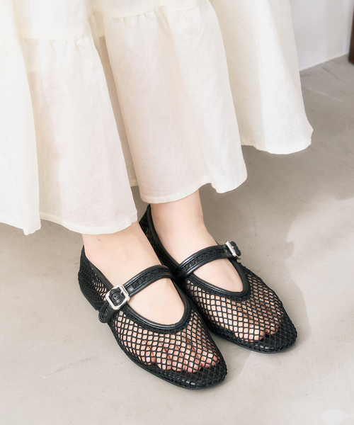 LE TALON（ル タロン） シューズ ネットメリージェーン レディース