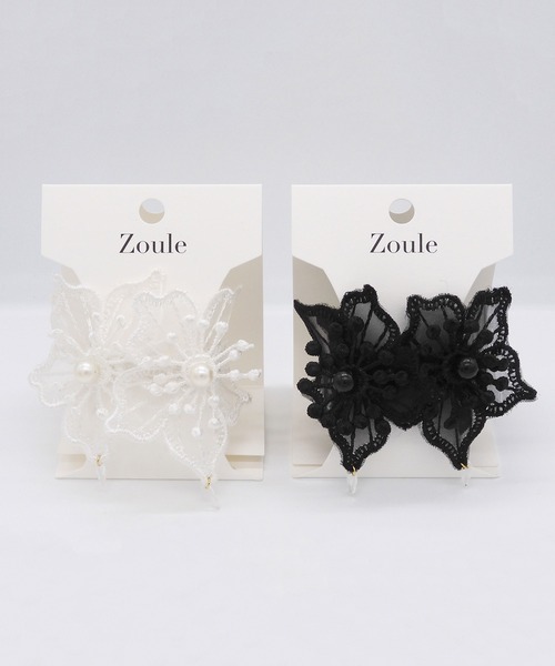 Zoule（ゾーラ） ヘアピン ゾーラ：flower lace cuff 花 フラワー