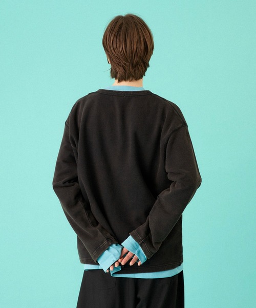 ONCILY（オンシェリー） tシャツ HEART LOGO HENLEY NECK LAYERED SET