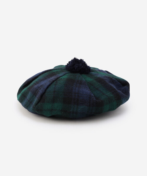 「Bshop」 ベレー帽 ONE ブルー系その他 レディース_画像3